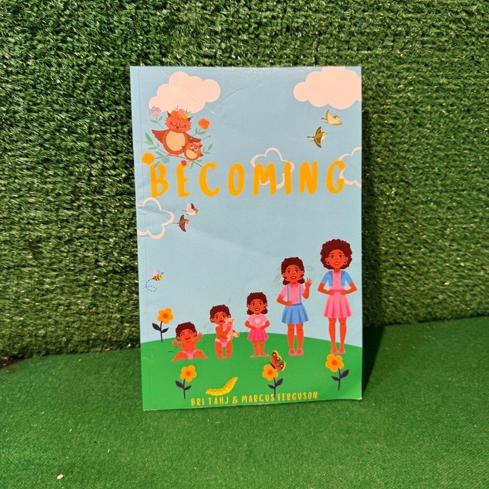 Children book Becoming, written by Bri Tahj & Marcus Ferguson